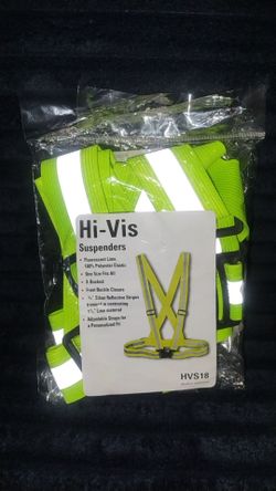 Work safety suspender vest