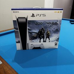 Sony PlayStation 5 Console, God of War Ragnarök Bundle, Blu-Ray