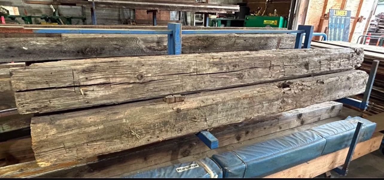 8”x 8” Hand Hewn Beams
