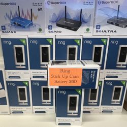 RING CAMERA STICK UP SMART BOX 