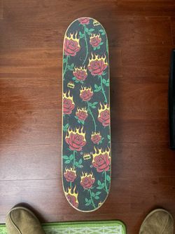 DGK Custom Roses & Flames Skateboard