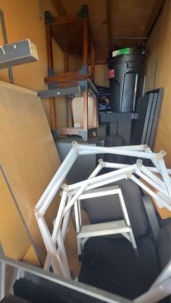 FULL Storage Unit!! Office Furniture, Samsung TV’s, Monitors, Sports Memorabilia, & more!!