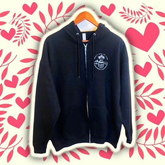 Oceanside California | Don't Kill My Vibe Hoodie |Size Women's XL| Black | NWOT|