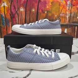 Converse Chuck All Star Madison Ox Size 8.5 Women's Polka Dot