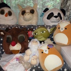 4 Maskimals - 2 New Squishmallows - Yoda