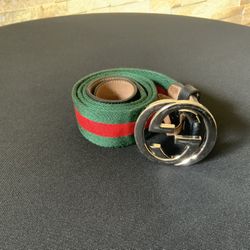 Green Gucci Belt 