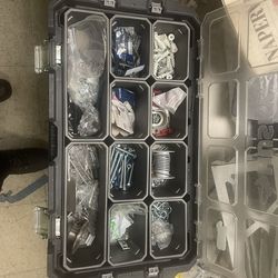 Husky Tool Box With Parts In Box