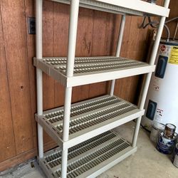 Keter 5 Tier Shelving Unit 72”x36”x18” Excellent Condition 