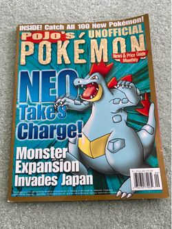 Pojo’s unofficial Pokémon news and price guide Vol 1 #8 monthly Neo vintage 2000