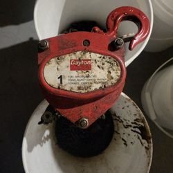 Dayton 1 Ton Chain Hoist