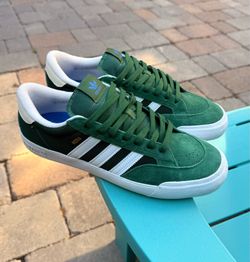 Women's Adidas Nora Vasconcellos Pro Skateboard Shoes - Dark Green - US Size 10