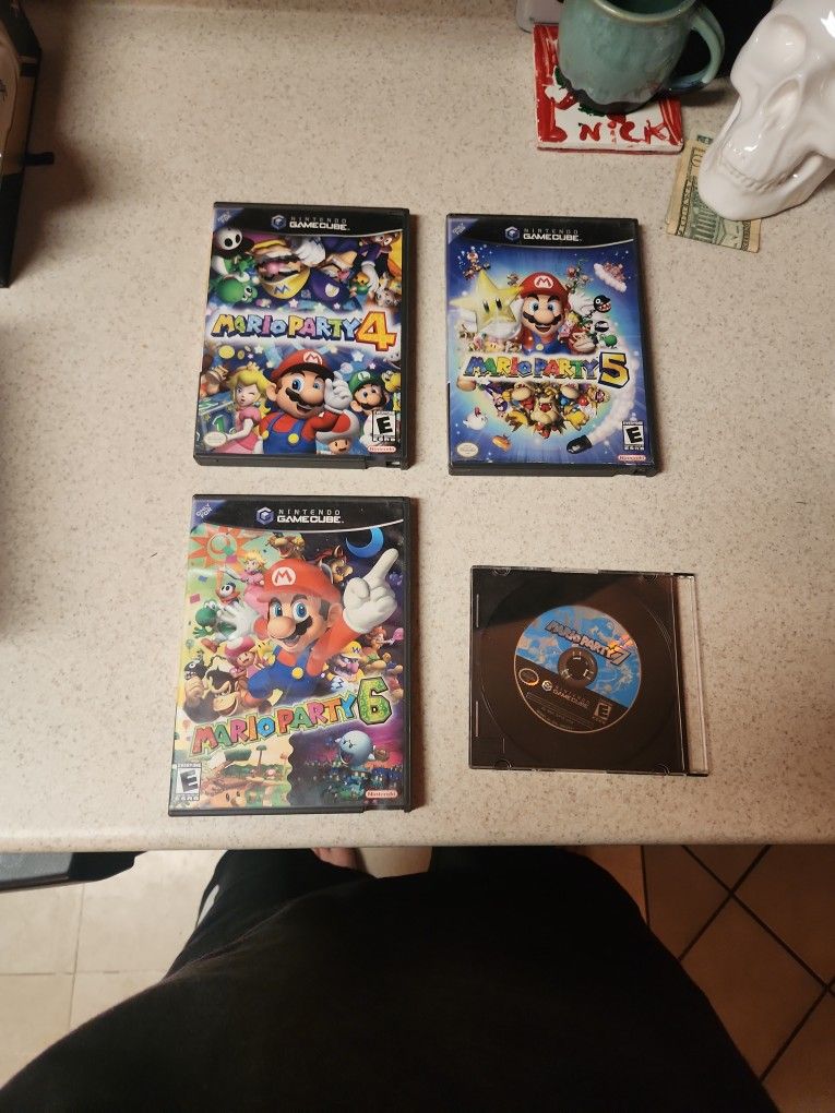 Mario Party Game Cube All 4