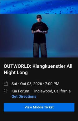 Outworld Klangkuenstler 3x Tickets