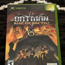 Xbox Original Batman Rise of Sin Tuz Great Condition $20 OBO