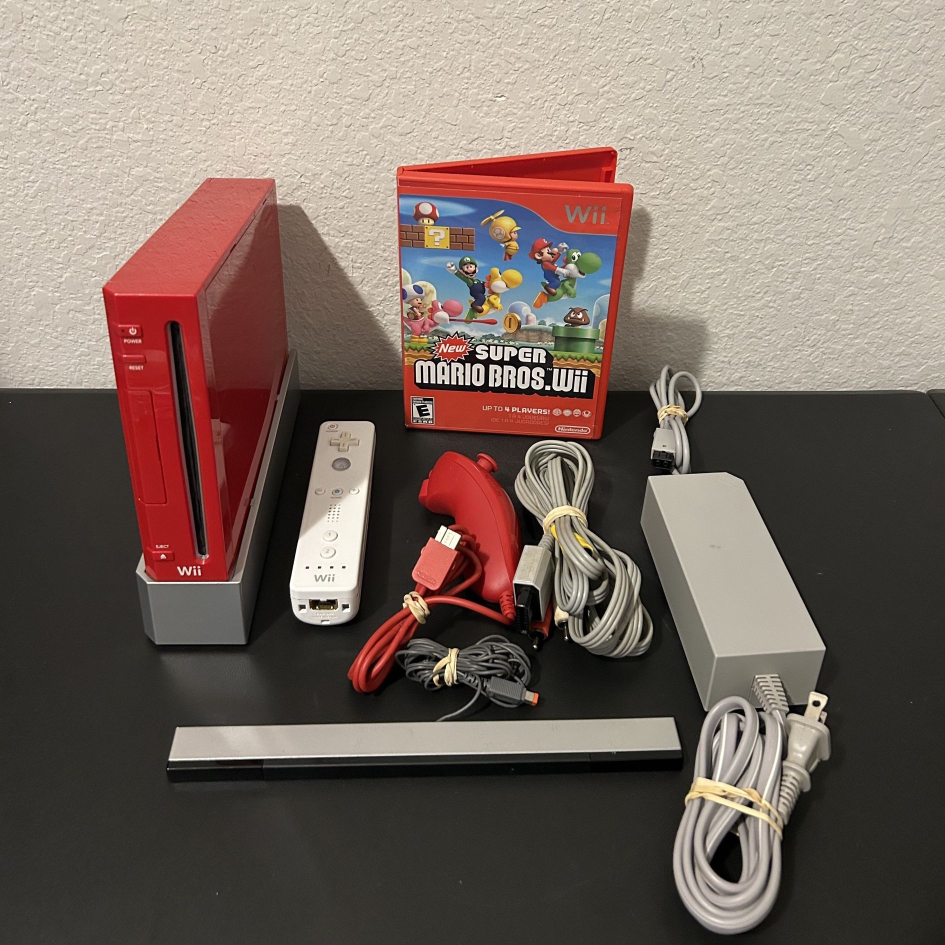 Nintendo Wii Bundle with Super Mario Bros. for Sale in Temple, TX