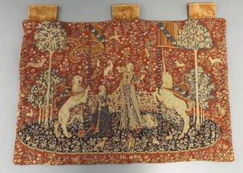 Vtg The Taste Unicorn Tapestry 