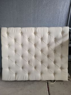 Twin headboard for dorm bed