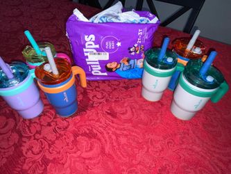 Huggies  pull-ups  Open bag with 16  and  6 new  reduce  kids  mug   the price is for all together