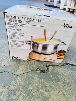 1500W  Electric Swiss Fondue Set Electric Dip Warmer