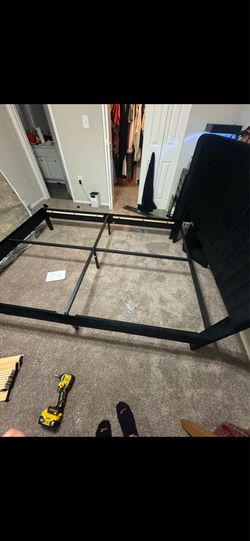 Queen bed frame.