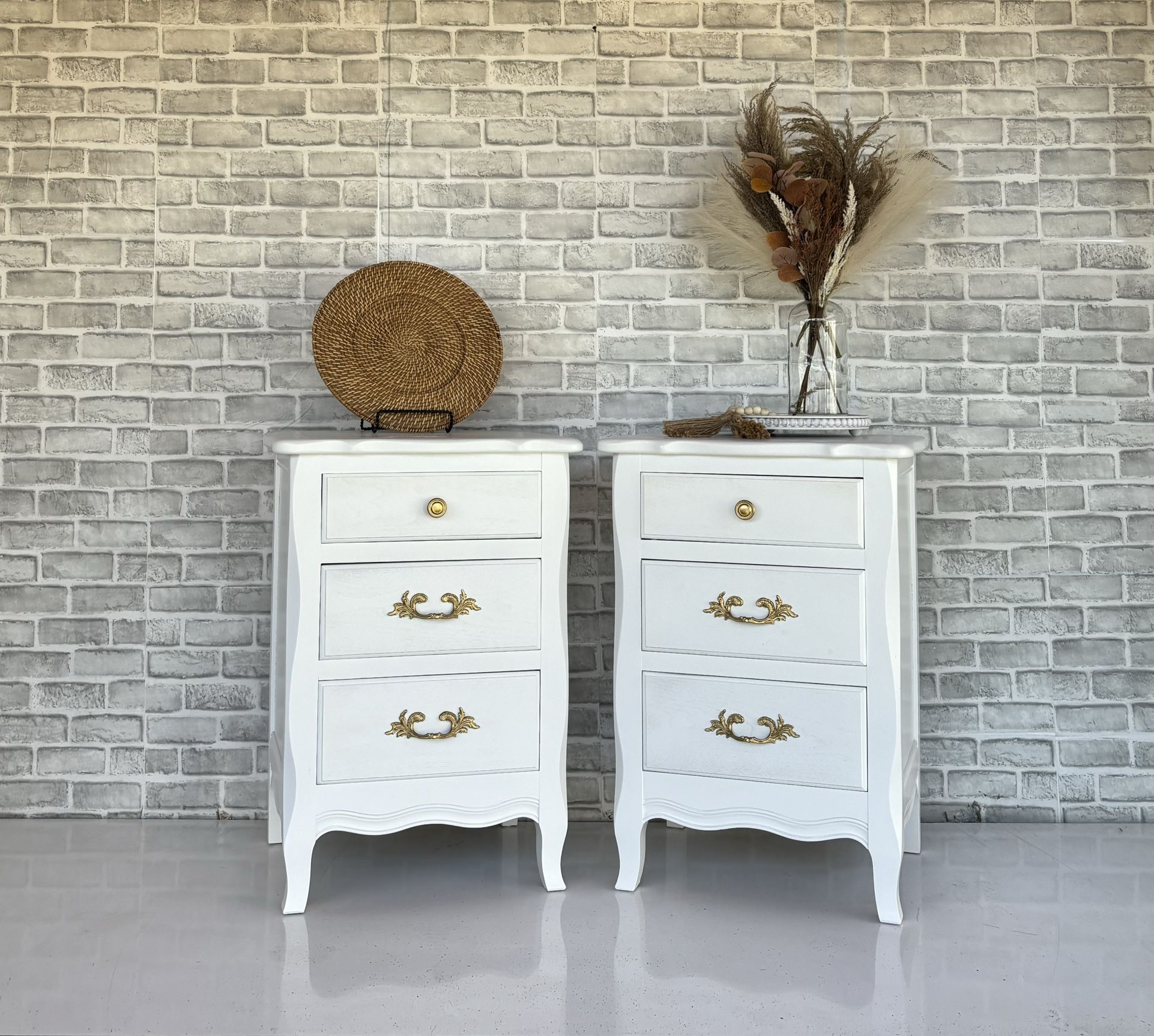 French Provincial Nightstands - Nightstand Set - Night Stands - Side Tables - End Tables - Dresser Set