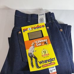 Wrangler 13MWZ Cowboy Cut Jeans - Blue 32x29