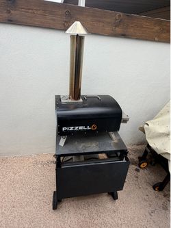 Pizzello Wood-Fired Pizza Oven w/ Rolling Cart – Excellent Condition