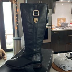 Coach Easton Semi Matte Calf Boots - 7