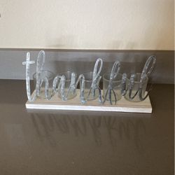 Candle Holder Table Sign