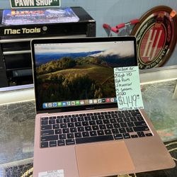 MacBook Air 2020 laptop 256GB HD 8Gb Ram rose gold pick up only 