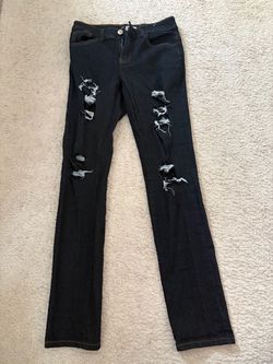 Black Ripped Jeans