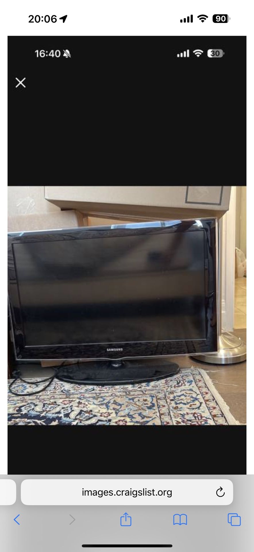 Samsung 32” tv