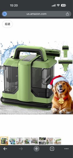 Carpet Cleaner Machine, Portable Carpet & Upholstery Spot Cleaner, 18 Kpa Powerful Suction Pet Stain Remover, 500W Cleaning Machines with Versatile To