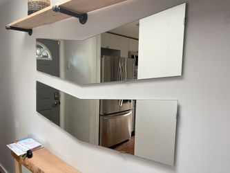 Set Of 2 Mirrors. 12x55 Inches Each