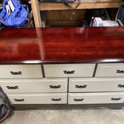Refinished Dresser Set