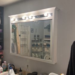 Bathroom Mirror With Shelfs