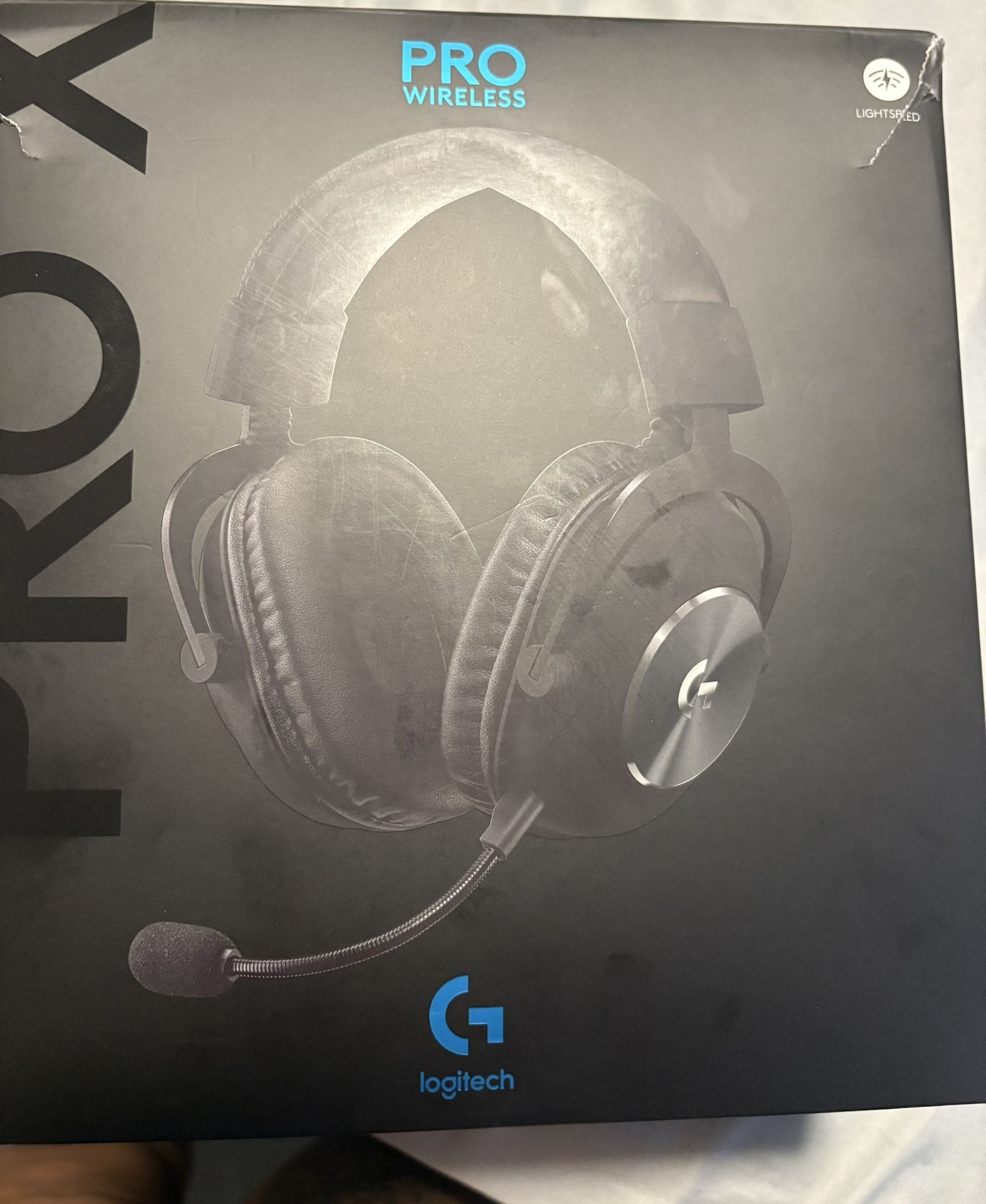 Logitech Pro X Wireless Headset New Inbox