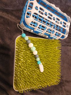 Bottle Dry Grass Rack And Dishwasher Basket With Binkie Holder