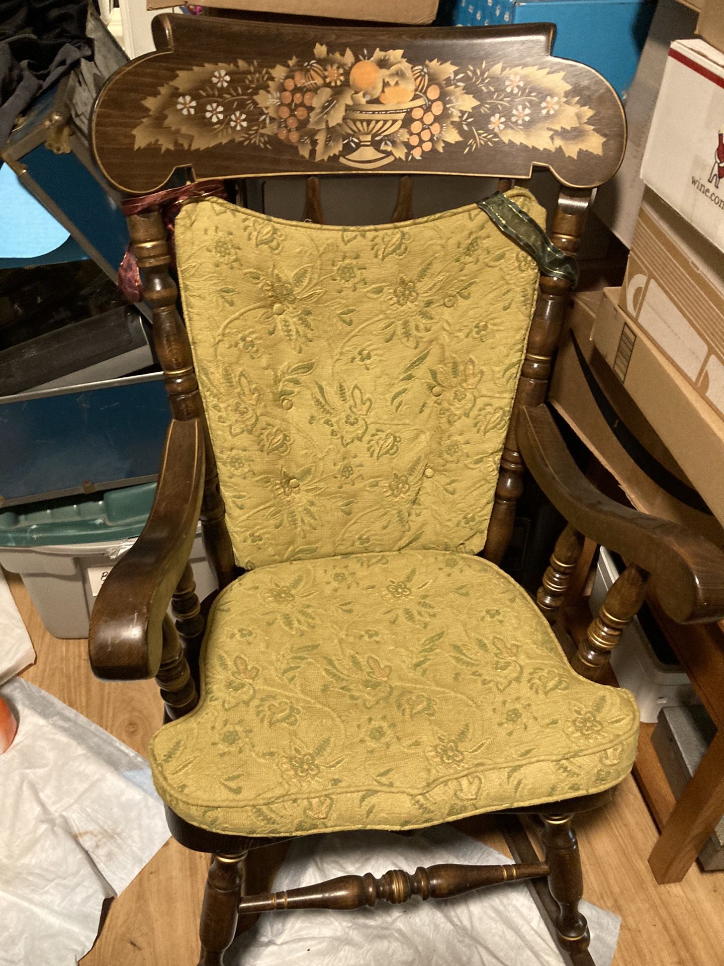 Vintage Oak Rocking Chair