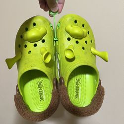 Shrek Crocs Size 9