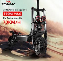 TIFGALOP Electric Scooter Up To 50 MPH And 60 Miles Range