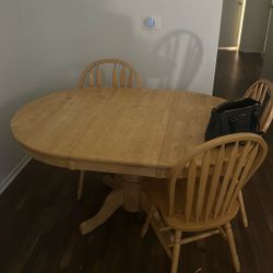 Kitchen Table With 3 Chairs 