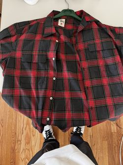 vintage stussy flannel (M)