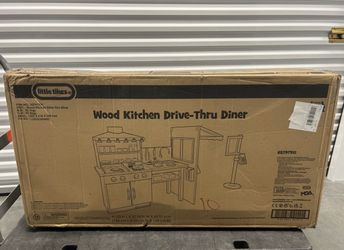 Kids Pretend Drive Thru Diner Kitchen 