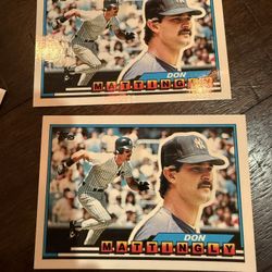 Don Mattingly #50 Topps Big Baseball card 1989
