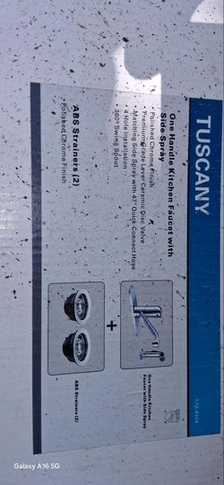 Tuscany One Handle Kitchen Faucet with Side Spray