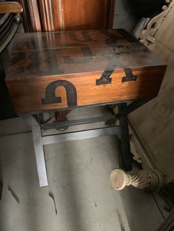 Small wooden desk