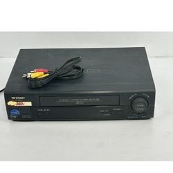 Sharp 4 Head VHS Player Video Cassette Recorder