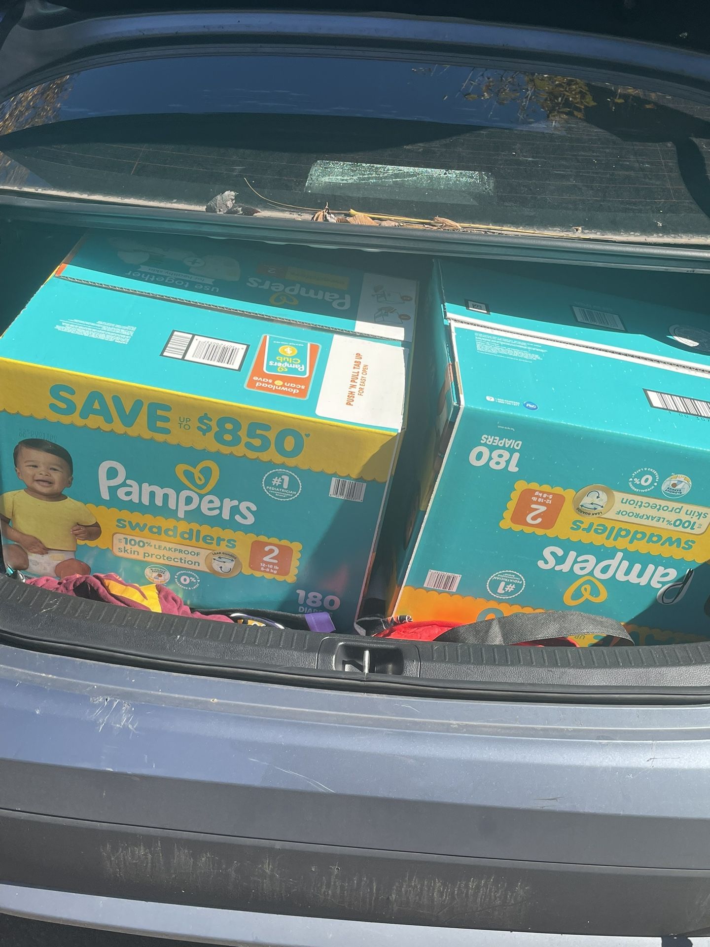 Pampers Swaddlers Size 2 180 Count