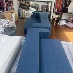 2 Blue Futons 